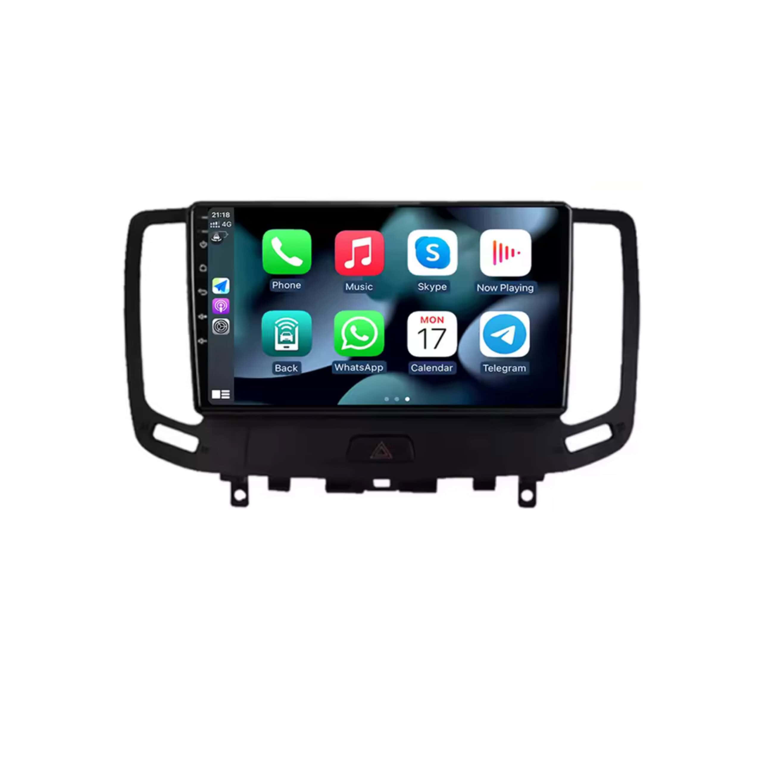 RoadMaster CarPlay Infiniti G4 G25 G35 G37 2006-2013 Android 14 Navigatie En Multimediasysteem 8GB RAM 128GB ROM