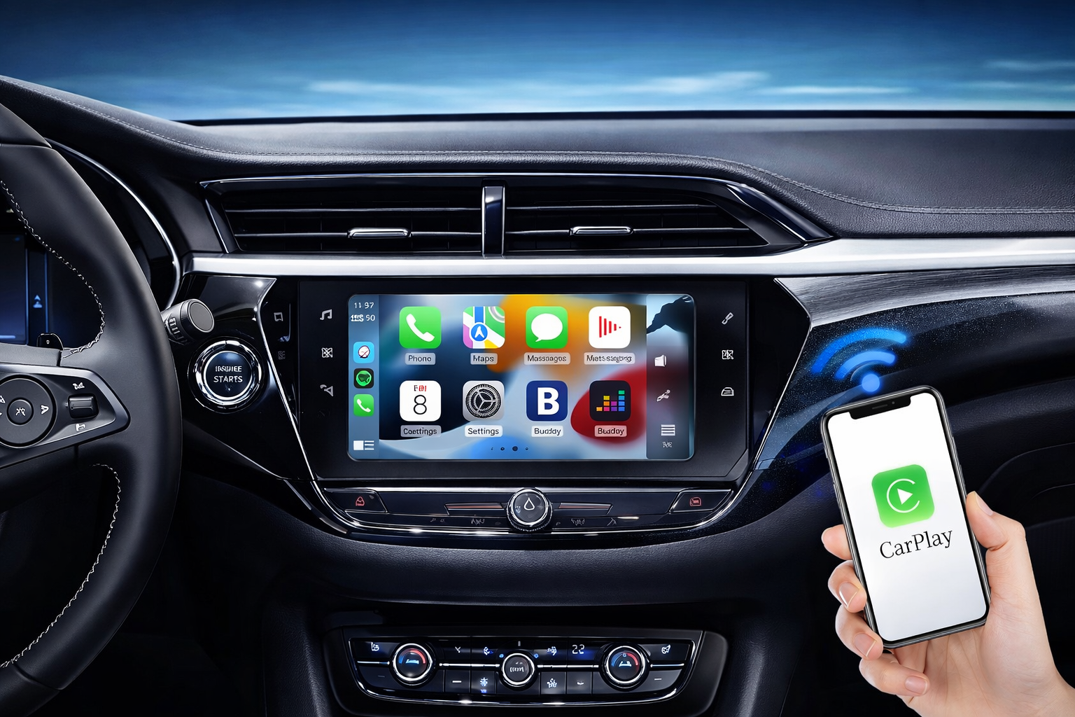 RoadMaster CarPlay Android auto module Opel Corsa 2019-2023 NAC